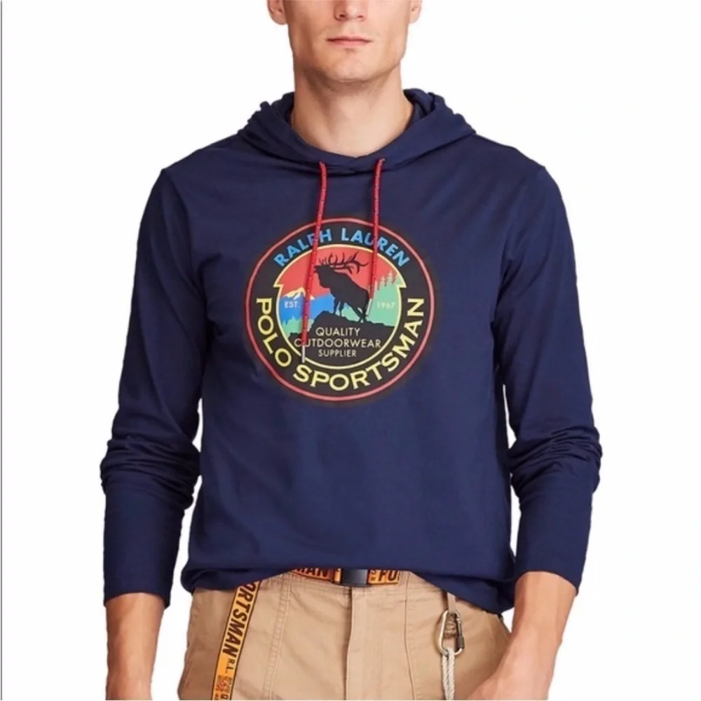 Polo Ralph Lauren Men's T-Shirt Hoodie Size Small